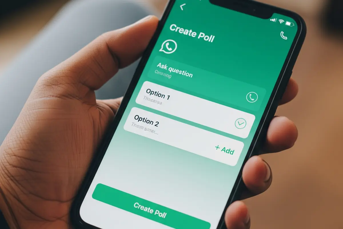 Cara Bikin Polling di WA (Foto: Gemini AI)