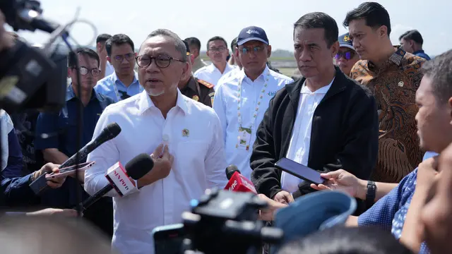 Menteri Koordinator Bidang Pangan Zulkifli Hasan saat Peluncuran Gerakan Indonesia Menanam di Kabupaten Banyuasin, Sumatera Selatan. (Foto: Liputan6.com/Arief RH)