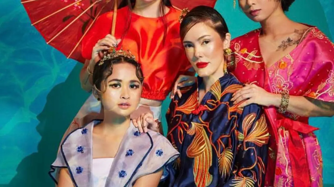 Gaya Pemotretan Wendy Walters Bareng Rekan Seleb, Kompak dengan Busana Bertema Imlek