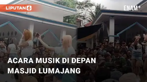 VIDEO: Viral Acara Musik Di Depan Masjid Di Lumajang Buat Warganet Geram!