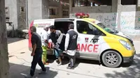 Ambulans bantuan warga Padang, Sumatera Barat beroperasi bantu rakyat Palestina di jalur Gaza. (Humas Kota Padang)