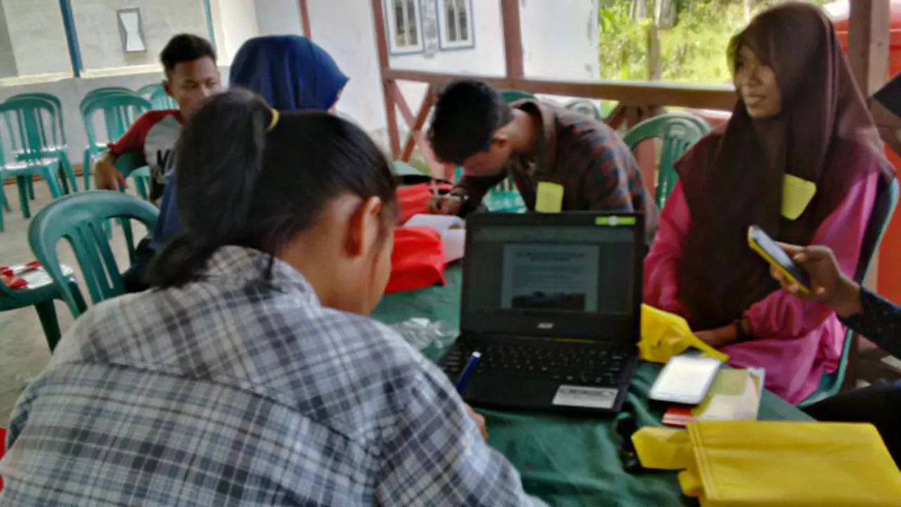Inspiratif, Kepala Desa Teluk Empening Ajak Warga Jadi Pewarta