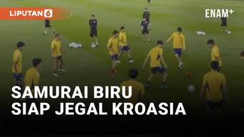 VIDEO: Jepang Bidik Kelemahan Kroasia di 16 Besar Piala Dunia
