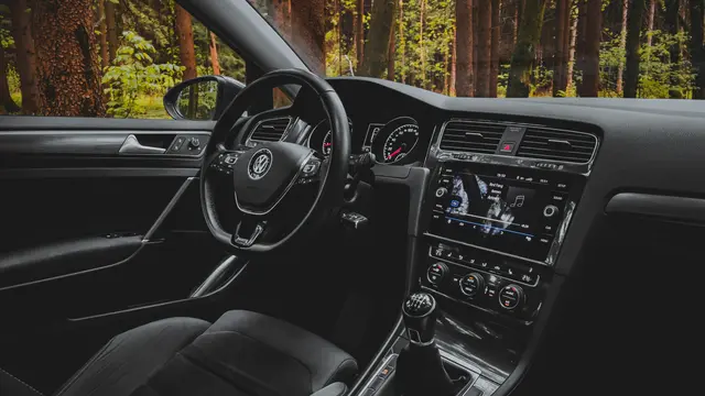 Ilustrasi interior mobil