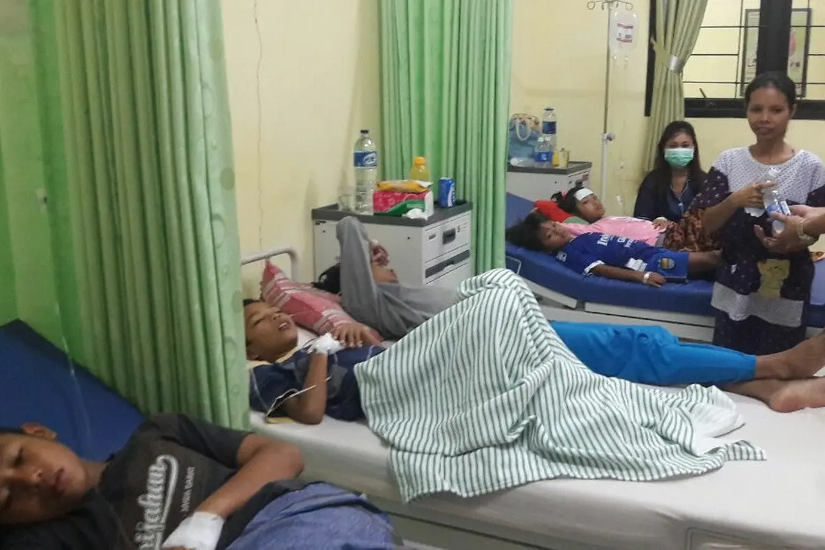 Korban keracunan keong sawah di Bogor (Liputan6.com/Achmad Sudarno)