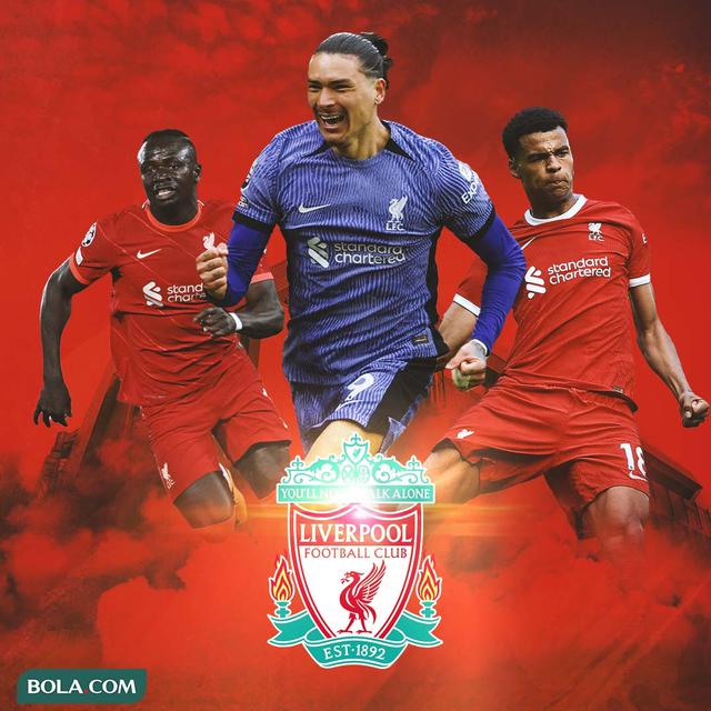 Liverpool - Sadio Mane, Darwin Nunez, Cody Gakpo