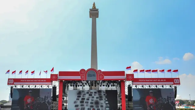 BRI Hadirkan Panggung Hiburan Meriah di Monas, Semarakkan Pesta Rakyat HUT ke-80 RI