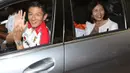 Pebalap Rio Haryanto mengunjungi redaksi Bola.com, Liputan6.com dan SCTV di SCTV Tower, Jakarta, Jumat (31/7). Pebalap yang kini berada di peringkat dua klasemen GP2 itu mengisi jeda balapan dengan berlibur di Indonesia. (Bola.com/Vitalis Yogi Trisna)