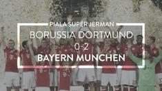 Video highlights Piala Super Jerman antara B. Dortmund melawan B. Munchen yang berakhir dengan skor 0-2, Minggu (15/8/2016) dini hari WIB