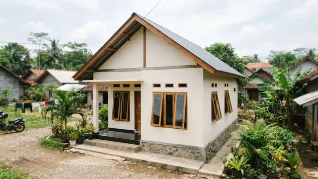 Model Rumah Desa 2 Kamar Tidur