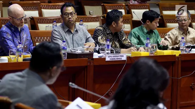 Facebook Indonesia Rapat Dengar Pendapat dengan Komisi I