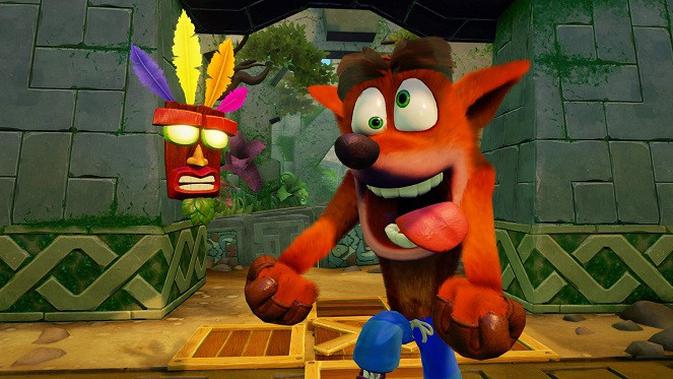 Crash Bandicoot Remastered edition. Sumber: Kotaku