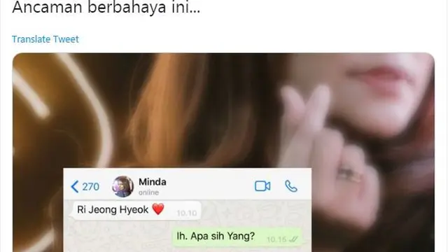 Unggahan Anji. (Foto: Dok. Twitter @duniamanji)