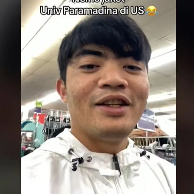 Lagi Thrifting di Amerika Serikat WNI  Kaget Ketemu Jaket Kampus Indonesia