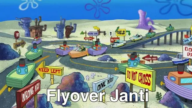 10 Cocoklogi Kocak Tempat di Yogyakarta Seperti dalam SpongeBob