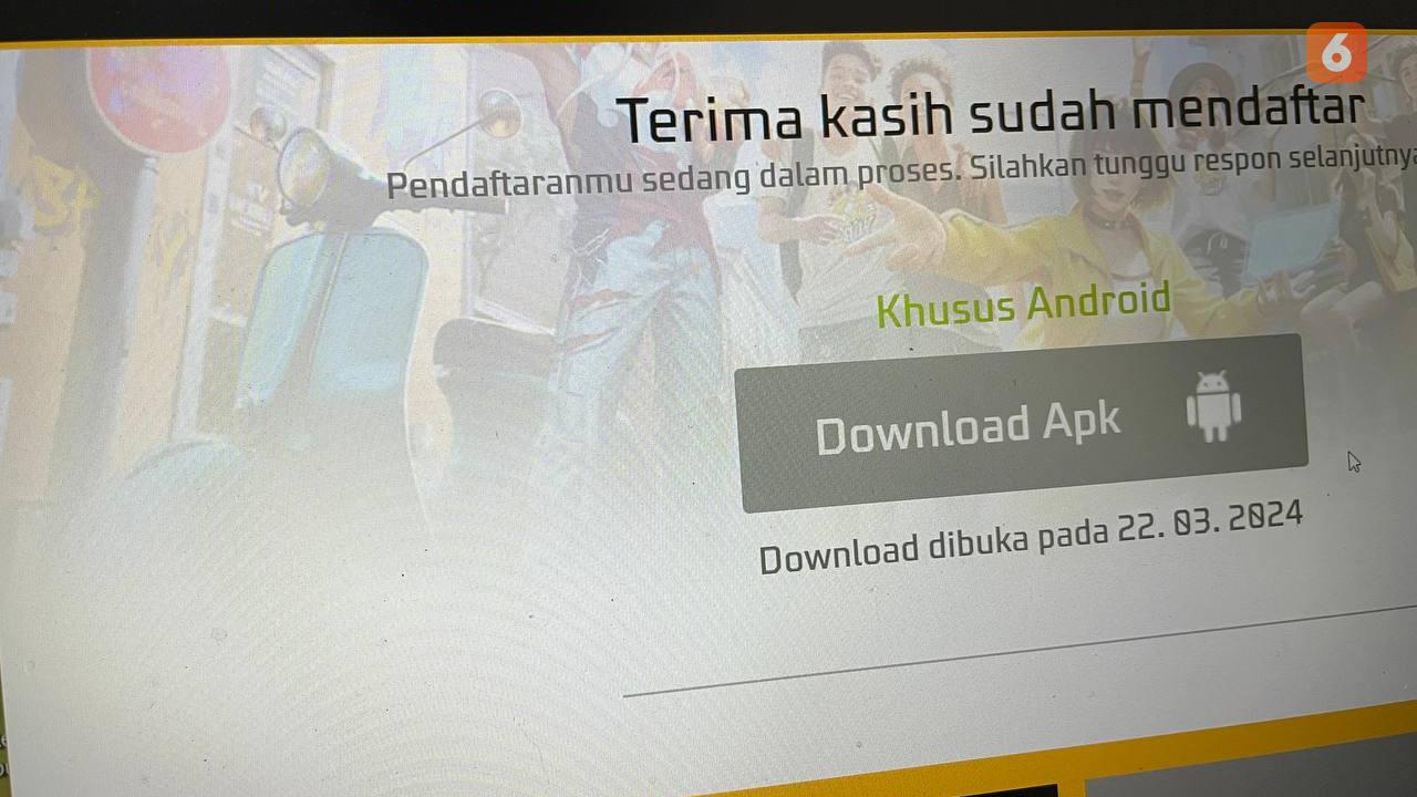 Laman Free Fire Advance Server dibuka 22 Maret 2024