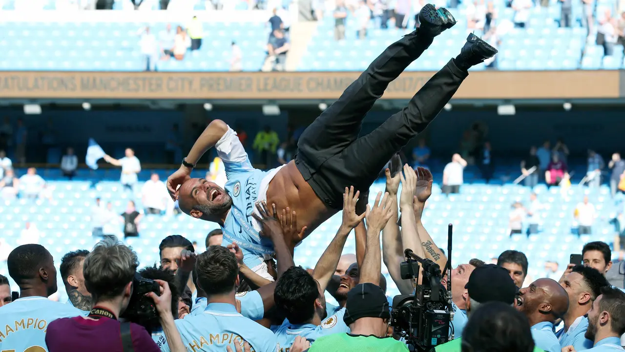 Manchester City Juarai Liga Inggris, Pep Guardiola Ditimang-timang