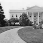 Penampakan Gedung Putih pada tahun 1860 (whitehousemuseum.org).