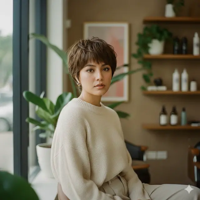 Model Rambut Wanita Pendek Cepak