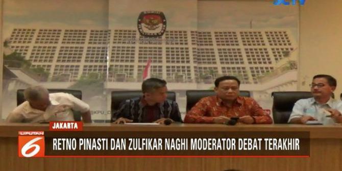 KPU Tunjuk Retno Pinasti dan Zulfikar Naghi Jadi Moderator Debat Pilpres (Liputan 6 Pagi)