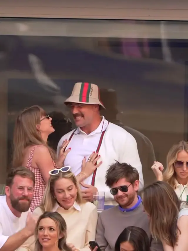 Taylor Swift dan Travis Kelce hadiri acara US Open (Instagram/@usopen)