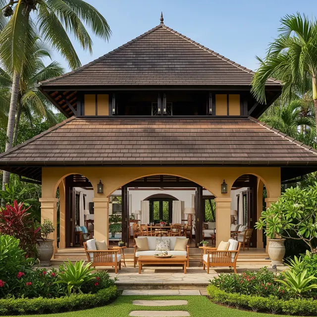 Rumah Sederhana Tapi Mewah Atap Genteng (Image by Gemini AI)