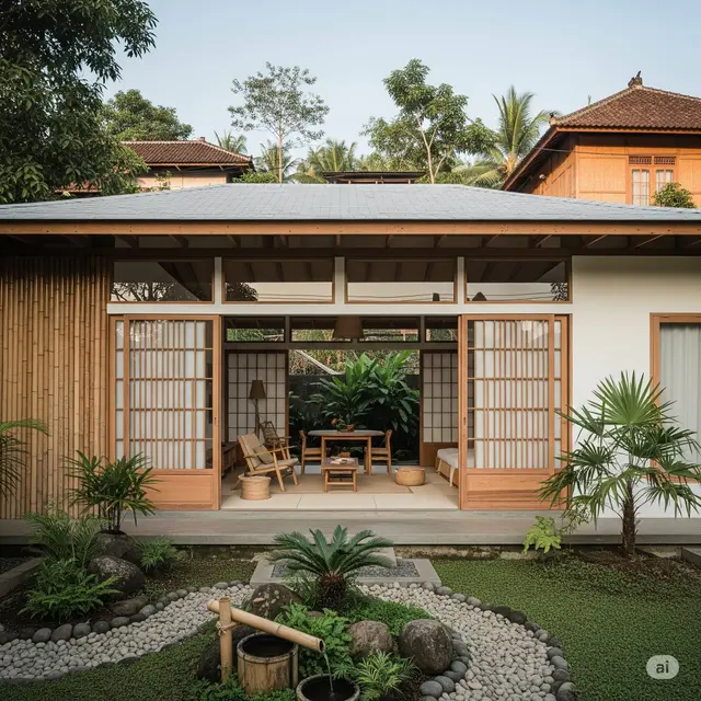 Rumah Gaya Jepang Minimalis