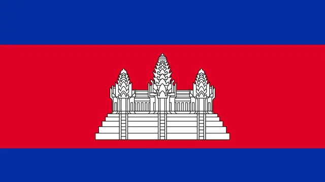 Ilustrasi bendera Kamboja (wikimedia commons)