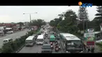 Kepadatan dikarenakan hari pertama kerja usai cuti bersama, sehingga kendaraan pemudik berbaur dengan mobil dan juga angkutan umum.