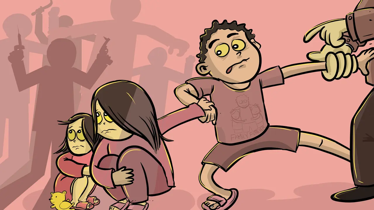 Lima Pria bius dan rudakpaksa dua bocah perempuan di Kota Baubau, korban mengalami trauma. Polisi menetapkan kakak korban jadi tersangka.(Liputan6.com/Ahmad Akbar Fua)