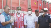 Holding BUMN Pangan atau ID Food mengirim 669,6 ton minyak goreng dengan merek Minyakita. Tujuannya mencakup Kupang, Timika, dan Merauke.
