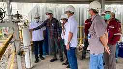 Menindaklanjuti arahan Kementerian Perindustrian dan Kementerian BUMN, PT Pupuk Kalimantan Timur (PKT) memaksimalkan untuk membantu penanganan Covid-19 dengan menambah ketersediaan oksigen medis di kawasan pabrik PKT. (Liputan6.com/HO/PKT).