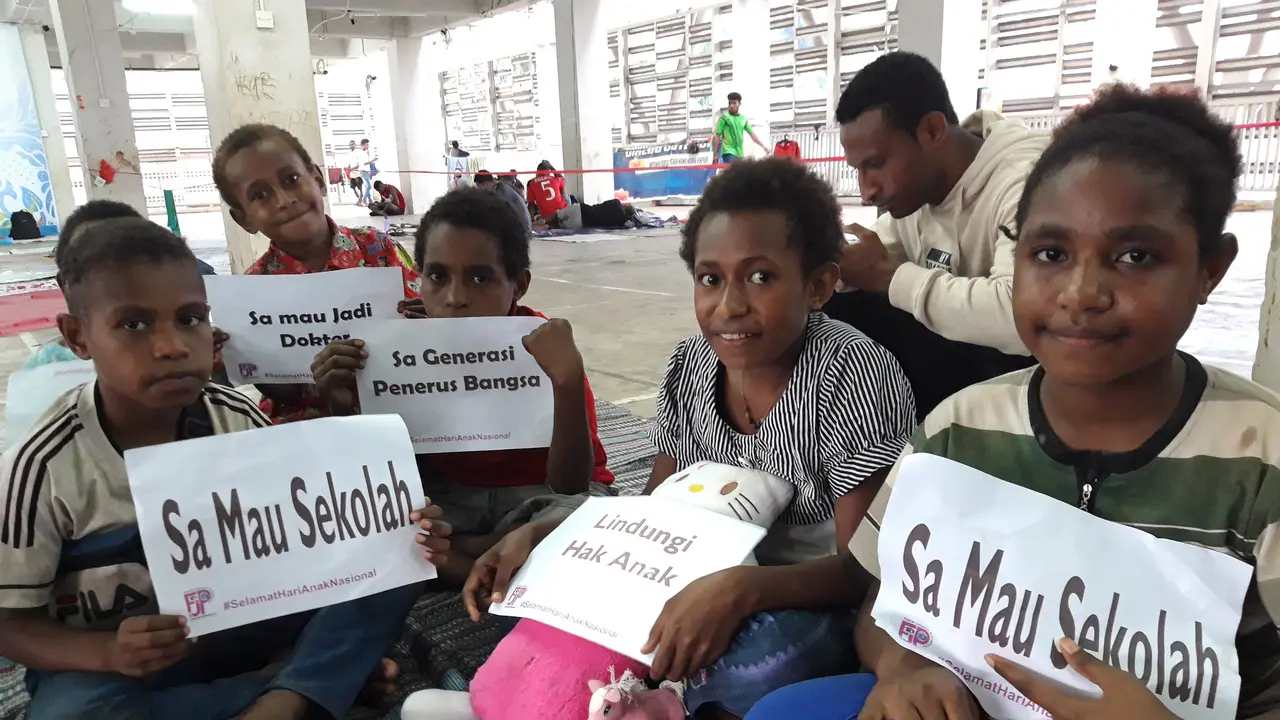 Hari Anak di Papua
