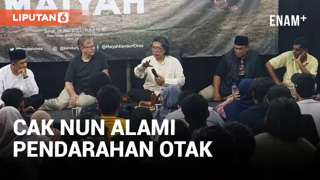 VIDEO: Cak Nun Dilarikan ke Rumah Sakit karena Alami Pendarahan Otak