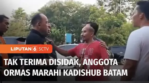 VIDEO: Viral! Oknum Ormas Marahi Kadishub Batam, Ngaku Setor Uang ke Polisi saat Disidak
