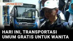 Di hari Kartini, khusus hari ini (21/4), Pemprov Jakarta, menggratiskan transportasi umum untuk para penggunanya.