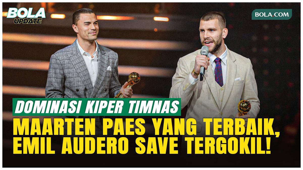 Dominasi Kiper Timnas Indonesia! Maarten Paes Terbaik, Emil Audero Save of The Year
