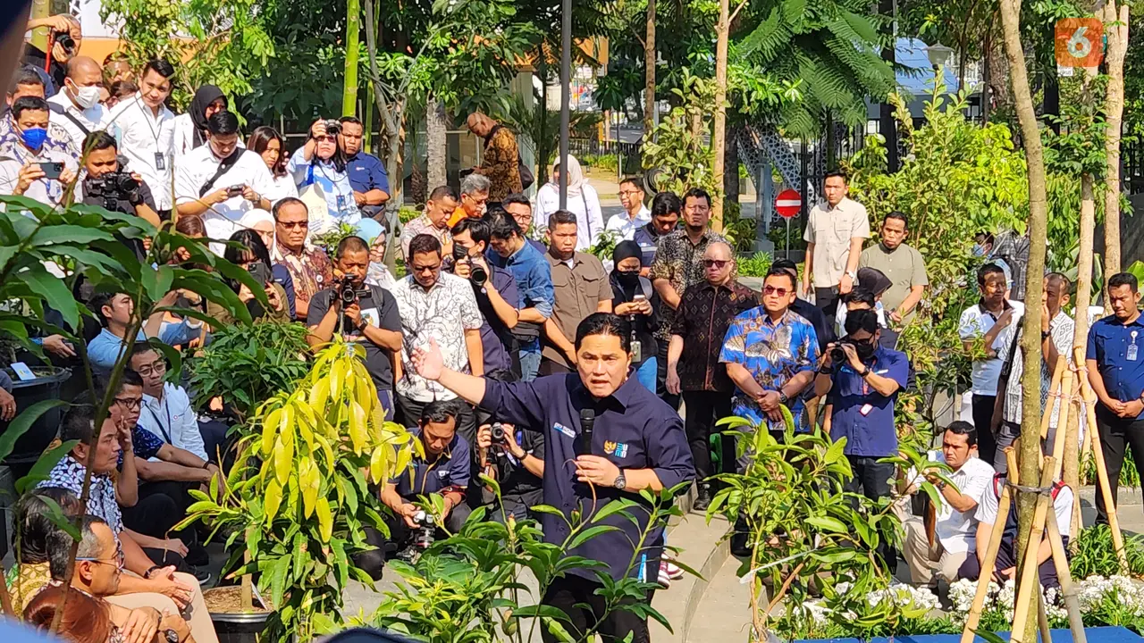 Erick Ajak Karyawan BUMN Tanam 100 Ribu Pohon Guna Tekan Polusi