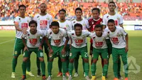 Bhayangkara Surabaya United berhasil membawa pulang satu poin usai bermain imbang 1-1 dengan Pusamania Borneo FC.