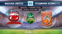 Madura United vs Pusamania Borneo FC (bola.com/Rudi Riana)