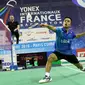 Anthony Sinisuka Ginting lolos ke babak utama Prancis Terbuka Super Series 2016 usai mengalahkan tunggal putra Brasil, Ygor Coelho De Oliveira, di Stade Pierre de Coubertin, Selasa (25/10/2016) WIB. (Humas PP PBSI)