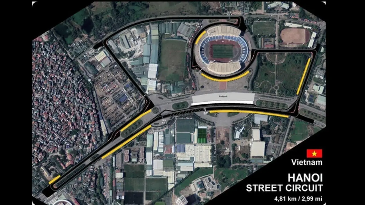 Perkiraan lokasi balapan F1 Malaysia