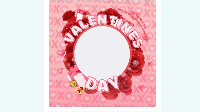 Twibbon Valentine Day yang Bisa Kamu Buat Sambut Hari Kasih Sayang 14 Februari.