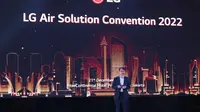 President of LG Electronics Indonesia, Lee Taejin, dalam acara LG Air Solution Covention 2022. Dok: LG Electronics Indonesia