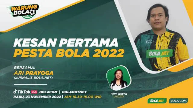 VIDEO Warung Bola: Kesan Pertama Piala Dunia 2022
