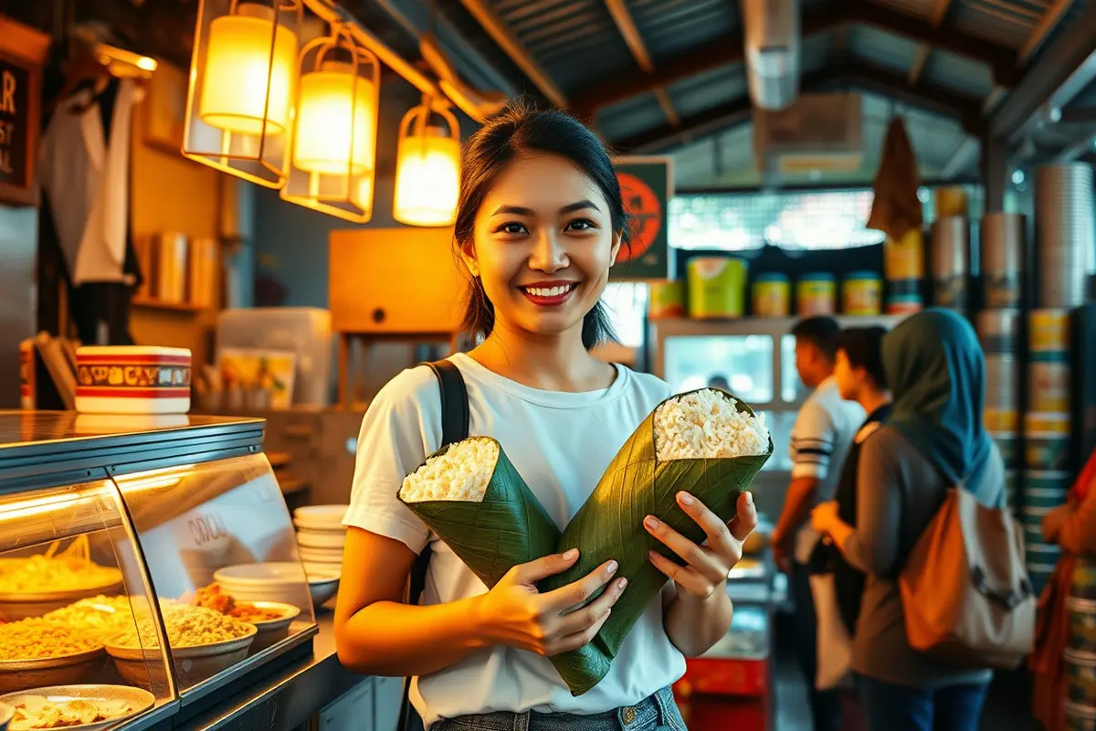 mimpi beli nasi bungkus di warung