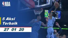 Berita Video 5 Aksi Pemain Terbaik NBA 27 Januari 2020