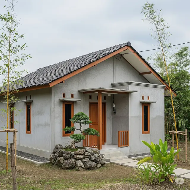 Rumah Gaya Jepang Modern