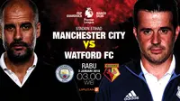 Manchester City vs Watford (Liputan6.com/Abdillah)