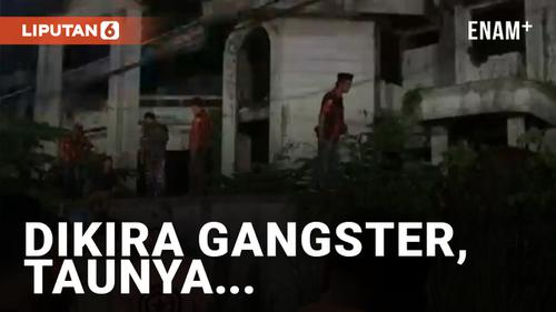 VIDEO: Dikira Gangster, 12 Remaja Ditangkap di Rumah Hantu Darmo